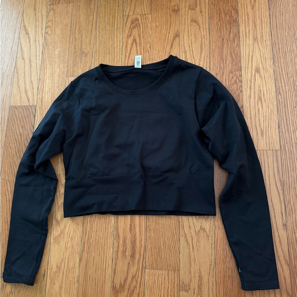 OFFLINE BY AERIE Sidewalk Seamless Long Sleeve Crop - Picture 3 of 10